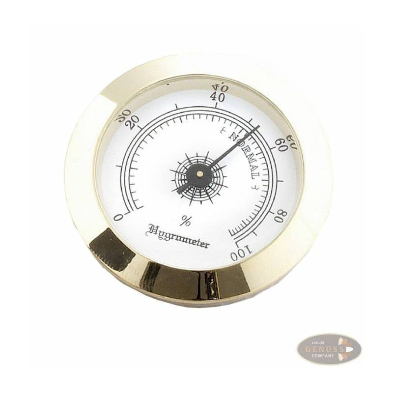 Hygrometer gold Durchmesser 5/3.7 cm