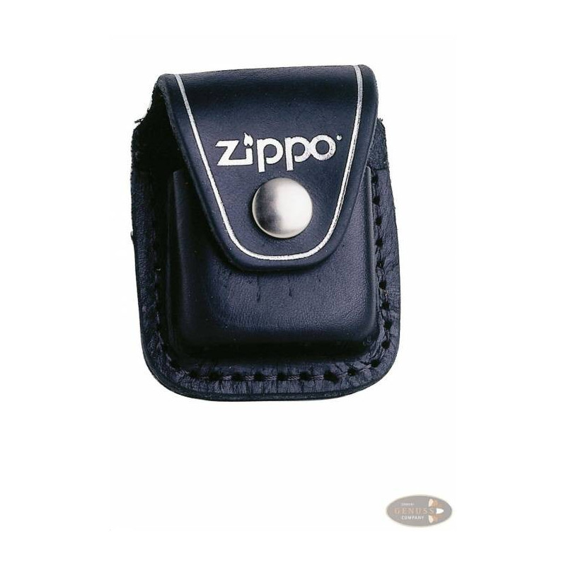 Zippo Ledertasche schwarz mit Clip 