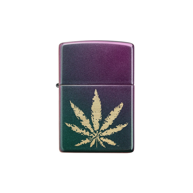 ZIPPO iridescent Cannabis Design 60005233