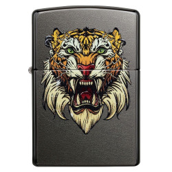 ZIPPO gray dusk Tiger Color Image 60005675
