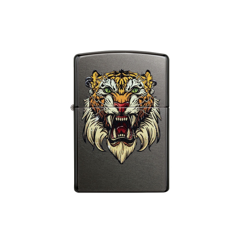 ZIPPO gray dusk Tiger Color Image 60005675