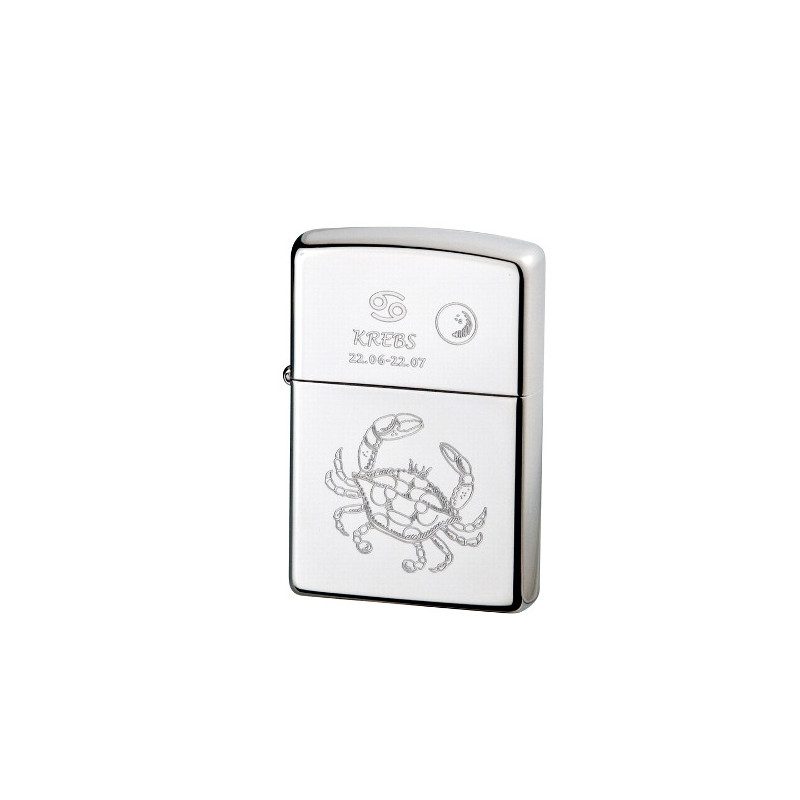 ZIPPO chrom poliert Krebs