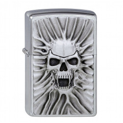 ZIPPO chrom gebürstet Scream of Sand 1300120