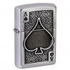 ZIPPO chrom gebürstet Ace of Spades 60005876