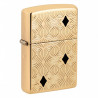 ZIPPO messing poliert Armor Geometric Design 60006119