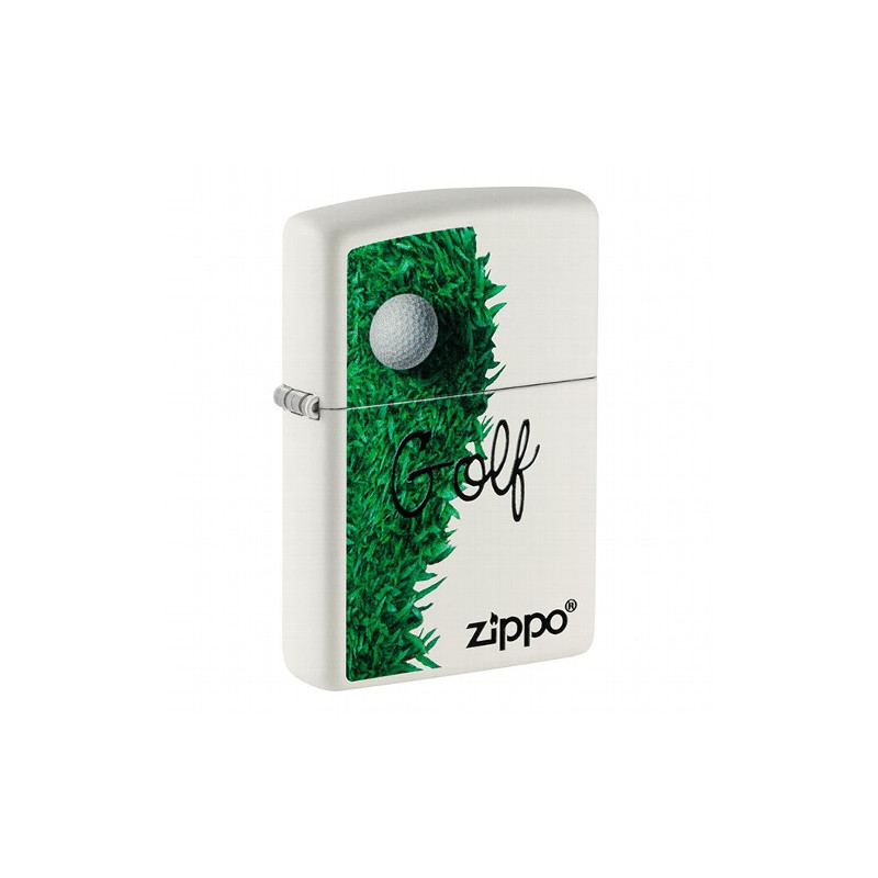 ZIPPO weiß matt Golf Design 60006141