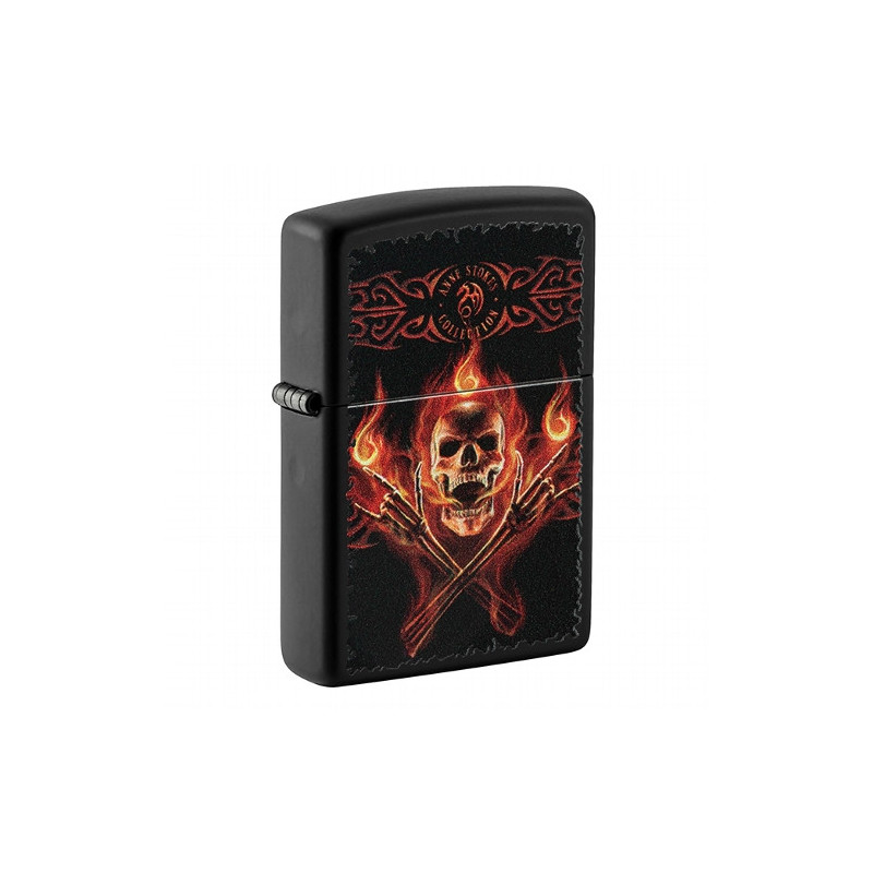 ZIPPO schwarz matt Anne Stokes 60006121