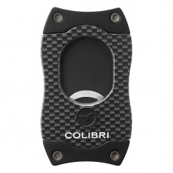 Cigarrenabschneider COLIBRI S-Cut II schwarz Carbondesign 26 mm