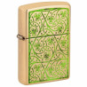 ZIPPO messing poliert Clover Leaves 60006807