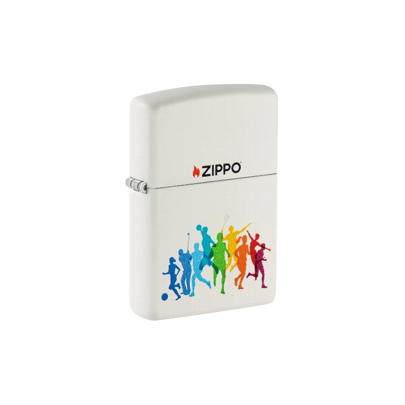 ZIPPO weiss matt Sports Design 60007155