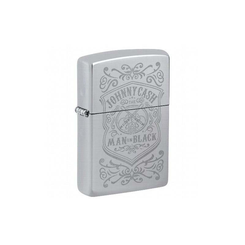 ZIPPO chrom gebürstet Johnny Cash 60007095