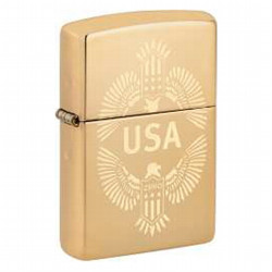 ZIPPO messing poliert USA...