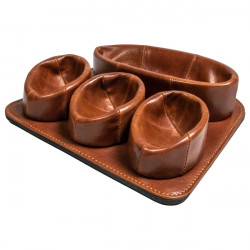 Pfeifenpantoffel 3er Leder...